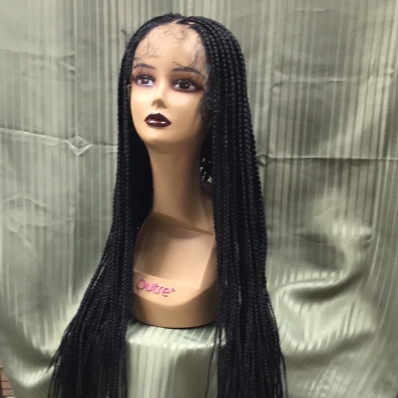 Outre Knotless Square Part Braids 13x4 Lace Frontal Wig - Picture 3 of 16
